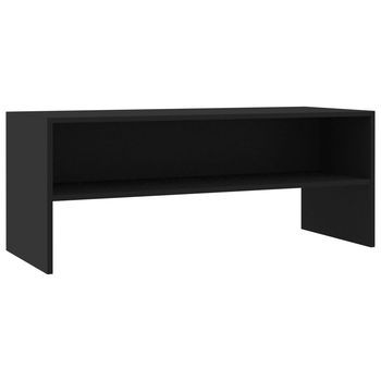Mueble Tv | Mueble De Salón | Armario Tv Madera Contrachapada Negro100x40x40 Cm