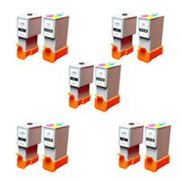 compatible multipack canon multipass mpc390 printer ink cartridges 10 pack -6881a002