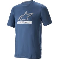 alpinestars ageless v3 mtb tech tee - s - nightshadow