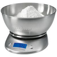 proficook kw 1040 bascula de cocina digital con tazon acero inoxidable