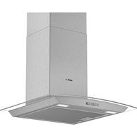 bosch serie 2 dwa64bc50b chimney cooker hood - stainless steel stainless steel