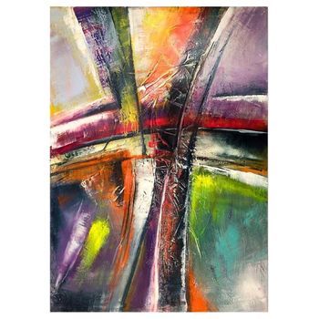 Legendarte - Cuadro Lienzo, Impresión Digital - Camino Elevado - Decoración Pared Cm. 50x70
