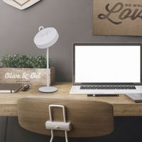 lampara de mesa recargable led gong dim 25w