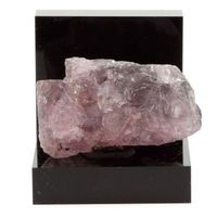 rose fluorite - piedra natural de francia chamonix - cristal curativo y proteccion  1534 ct - certificado de autenticidad incluido  45 x 25 x 18