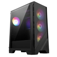msi mag forge 121a airflow argb semi torre atx cristal templado usb 30 negra