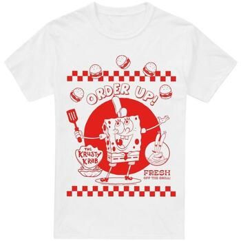 Spongebob Squarepants Camiseta manga larga Order Up! para hombre