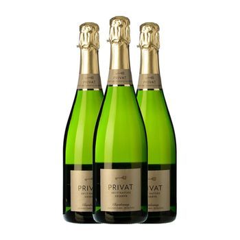 Privat Brut Nature Cava Reserva 75 Cl 12% Vol. (pack De 3 Unidades)