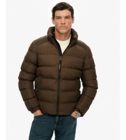 superdry para hombre m5012287a chaqueta sports puffer marron m casual poliester