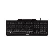 Teclado CHERRY KC 1000 SC USB QWERTY EspaÃ±ol Negro