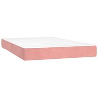 colchon de cama  colchon de muelles ensacados terciopelo rosa 120x210x20 cm