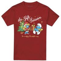 the smurfs camiseta the gift season para hombre
