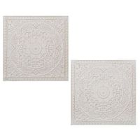 set 2 retablos blanco decape