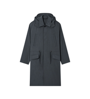 ax armani exchange para hombre xm001826af22403u8144 trench con capucha desmontable gris m casual poliester