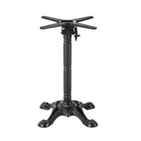 pata abatible de mesa de acero negro de 73 cm