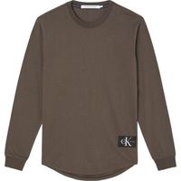 calvin klein jeans camiseta manga larga jersey badge hombre para hombre