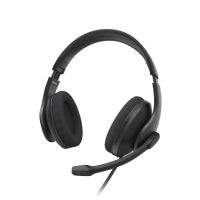 auricular hama hs-usb300 v2 binaural usb circumaural microfono boom 2m negro