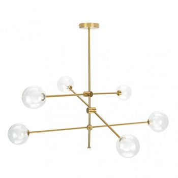 Lampara modelo JERUSALEN de 6xg9 Bronce FABRILAMP