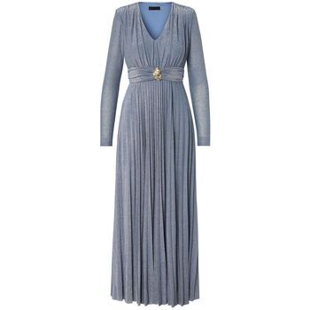 Liu Jo Vestido largo Vestido largo en Lurex plisado para mujer