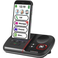 swissvoice c50s with waterproof alarm pendant - 8 gb black black