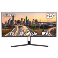 nilox monitor 29r fhd ips ultrawide 4ms 75 hz hdmi y dp 29 led ips 2k hdmi altavoces