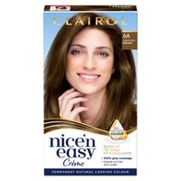 clairol nicen easy creme hair dye 6a light ash brown