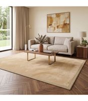 vella 873 - alfombra de lana - color beige