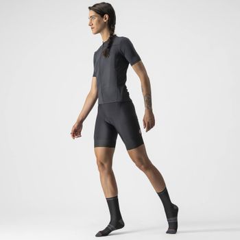 Castelli Anima 3 Jersey - M - Light Black/Red
