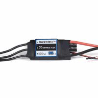 sunnysky x series 80a 2-6s esc brushless con bec 5v6v74v 5a y conector xt60 de 40mm para avion rc