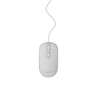 raton gembird con cable 1200 dpi 4 botones ambidiestro usb platablanco
