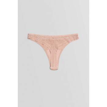 Ysabel Mora Tangas Tanga invisible con encaje nude para mujer