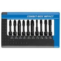 witte 28477 - juego de 10 puntas de impacto combit-box en caja dispensadora