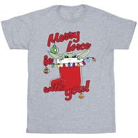 disney camiseta merry force be with you para hombre