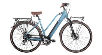 Bicicleta electrica urbana bicyklet camille shimano acera altus 8v 504 wh 700 mm azul