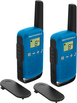 MOTOROLA T42 Walkie Talkie 4Km 16CH Azul