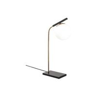 lampara de mesa yildiz  26x26x55 cm color negro vente-unique