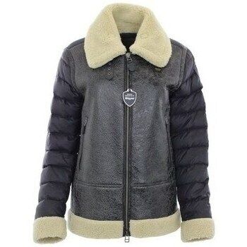 Blauer Chaquetas Kurtka Damska Skóra BLDL1142 para mujer