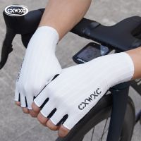 cxwxc guantes de ciclismo de medio dedo para hombres y mujeres guantes antideslizantes transpirables guantes de entrenamiento deportivo para fitness con protector de muneca extendido
