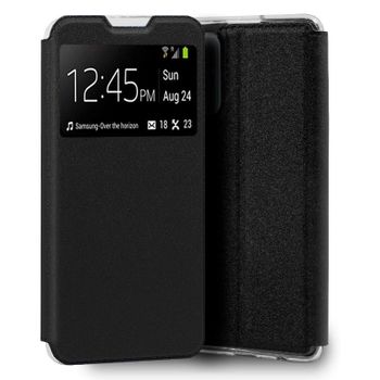Cool Funda Flip Cover Liso Negro para Xiaomi Redmi Note 10 Pro