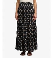 superdry para mujer w7210394a falda estampado floral negro l casual tela