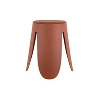 taburete de plastico h46cm - rojo ladrillo