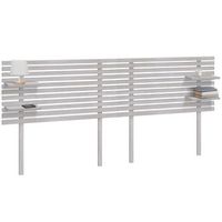 dhome cabecero con estantes de madera reciclada dm colgante pared estilo palet japones con patas dual dividido en 2 piezas cama 210220 vintage nordico 290cm dual artico