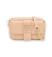 ax armani exchange para mujer xw000324af11902u6149 mini bolso de hombro con logo beige osfa casual poliester