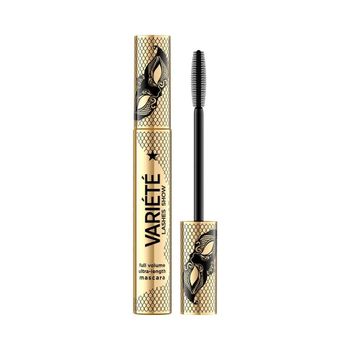 Eveline Cosmetics Variété Máscara Lashes Show Negro - Voluminizadora y Alargadora, No Apelmaza, 10 ml