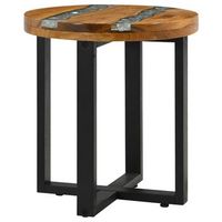mesa de cafe  mesa de centro marron 40 x 40 x 45 cm madera de teca maciza