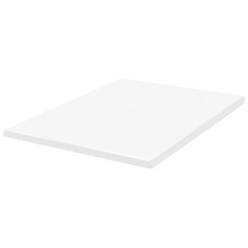 Cubrecolchón De Espuma 140 X 200 Cm Blanco Calm