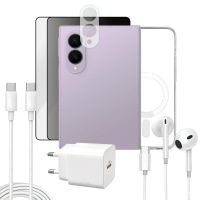 funda para movil apokin magnetica transparente con accesorios para galaxy z fold8