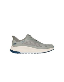 Zapatillas Skechers Slip-Ins Bobs Squad 4 Hombre Verde Oliva Knit