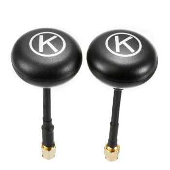 Eachine K-Lover leaves 5.8GHz 5dBi Antena FPV, 1 Par, RHCP, Trébol de 6 hojas, VSWR <1.3, SMA/RP-SMA, Omnidireccional, f