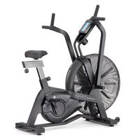 bicicleta estatica de aire - half human - modelo air bike - hogarapartamento - pantalla lcd con 7 programas