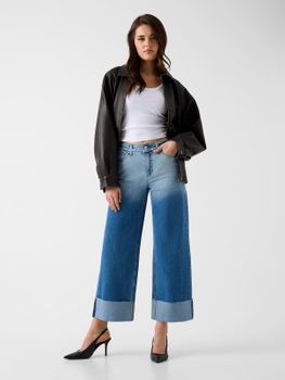 Jeans Relaxed Con Degradado De Color